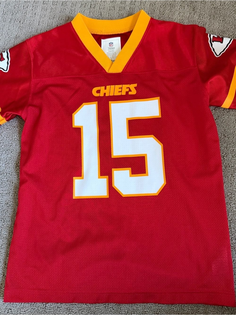 Youth Mahomes Chiefs #15 Jersey